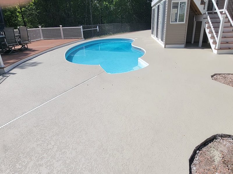 Pool deck resurfacing New England