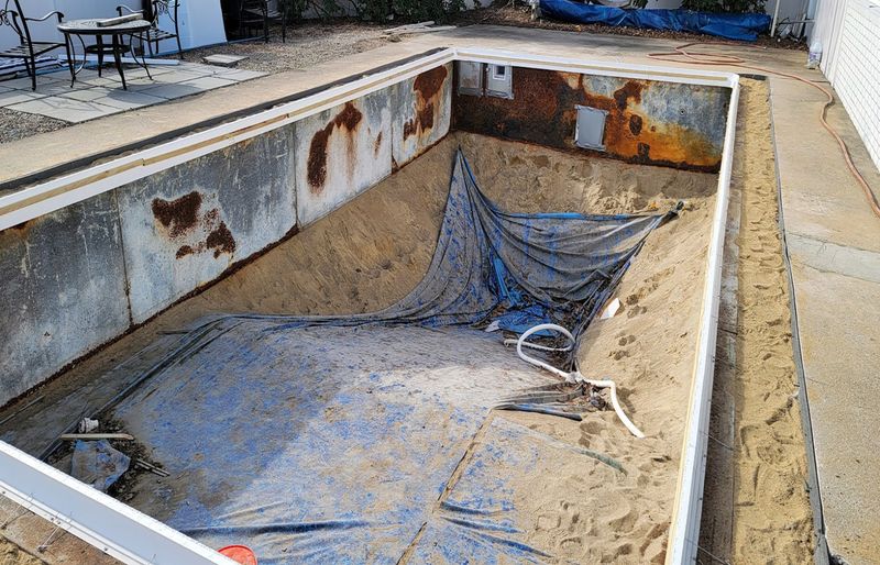Concrete pool coping restoration Massachusetts