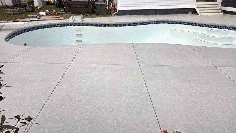 Extended pool deck renovation Connecticut