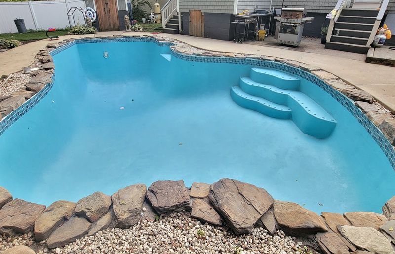 Pool renovation project 5 polymer concrete