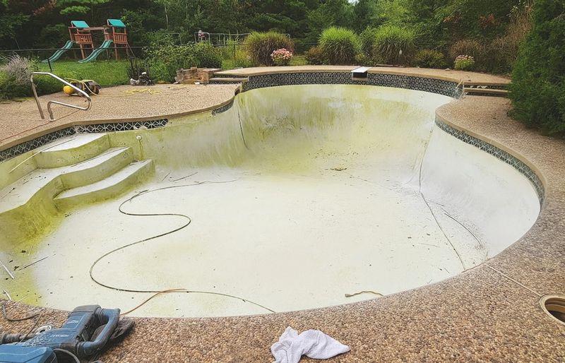 Swimming pool waterline tile replacement