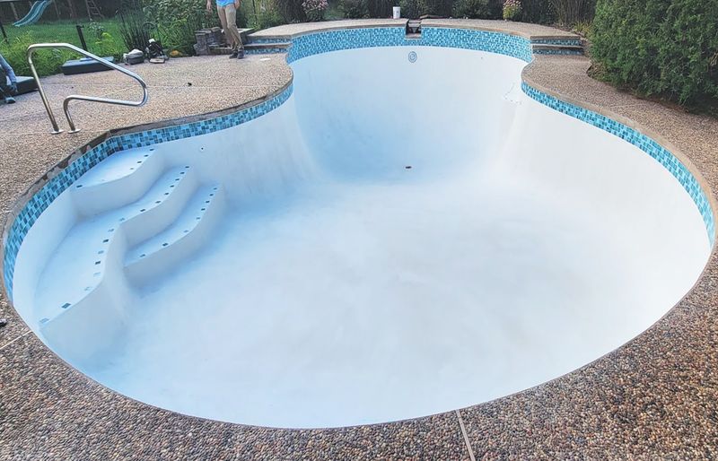 Waterline tile and coping replacement